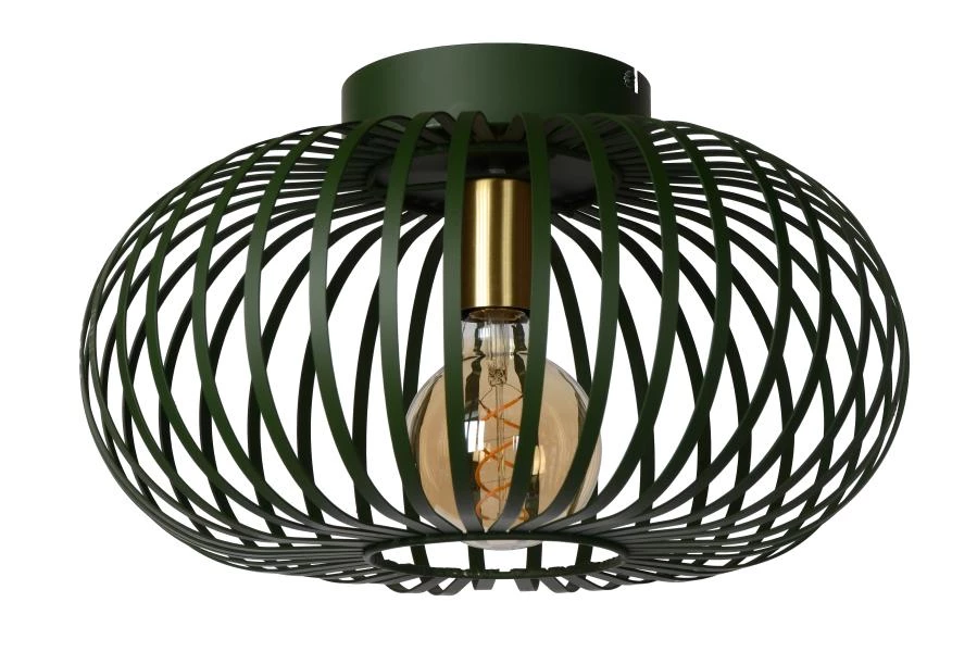 Lucide MANUELA - Flush ceiling light - Ø 39,5 cm - 1xE27 - Green - turned off